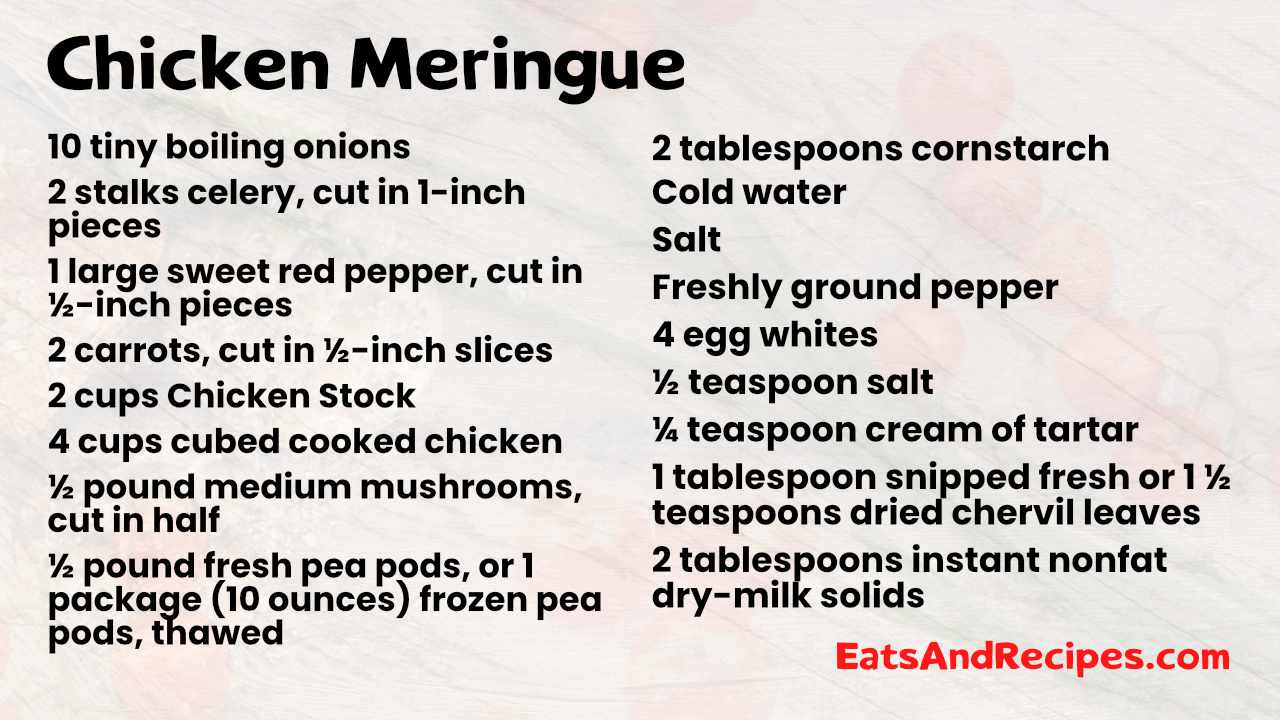 Chicken Meringue