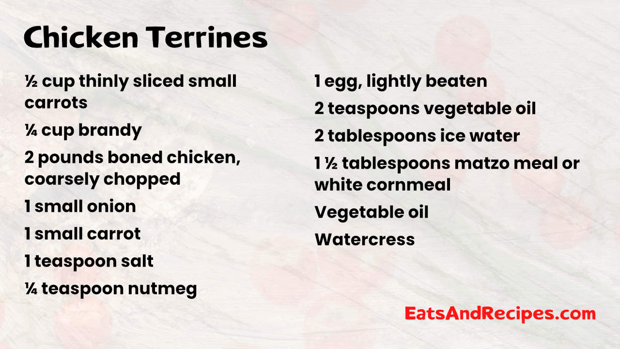 Chicken Terrines