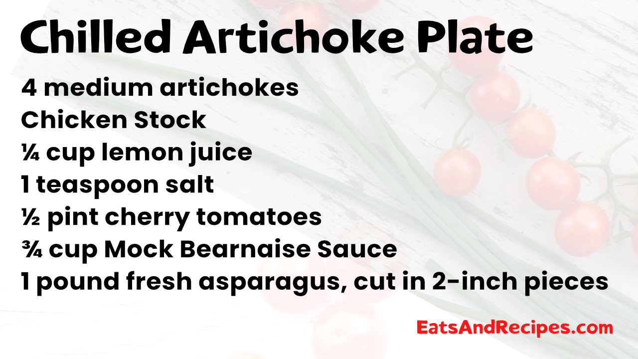 Chilled Artichoke Plate