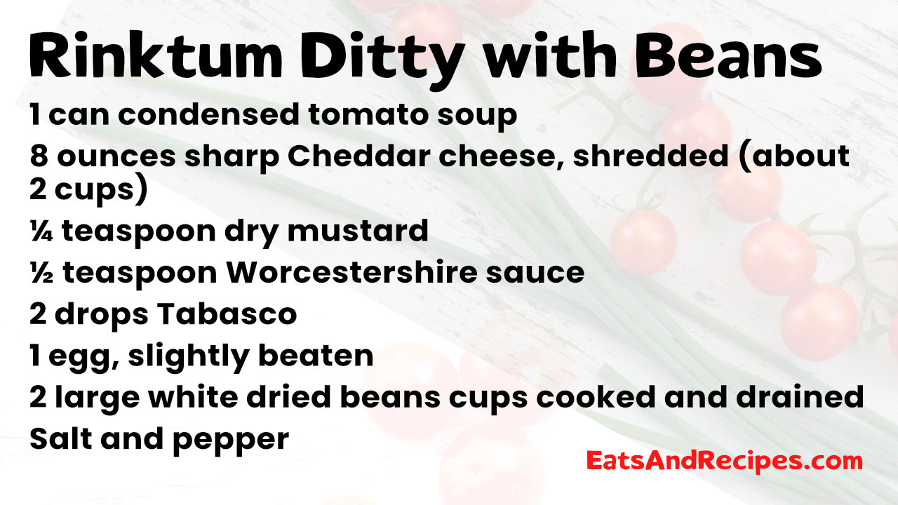 Rinktum Ditty with Beans